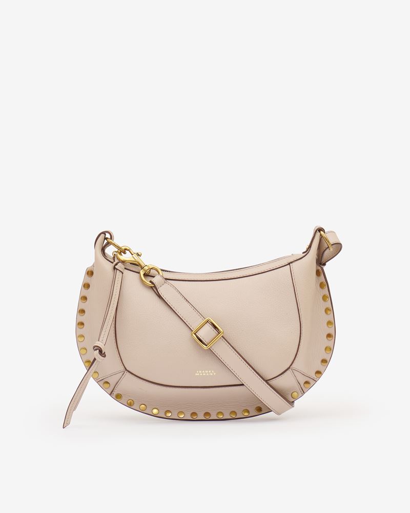 OSKAN MOON GRAINY LEATHER SHOULDER BAG